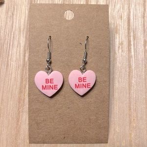 NEW Be Mine Heart Valentine Earrings